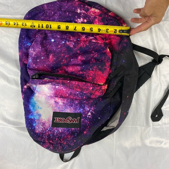 Jansport backpack galaxy print pink purple - Picture 10 of 16
